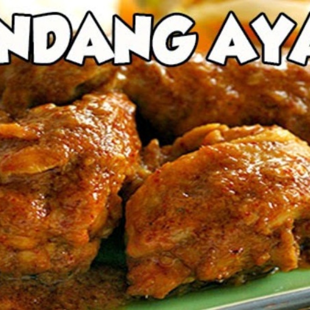 Resep Rendang Daging Ayam Lezat