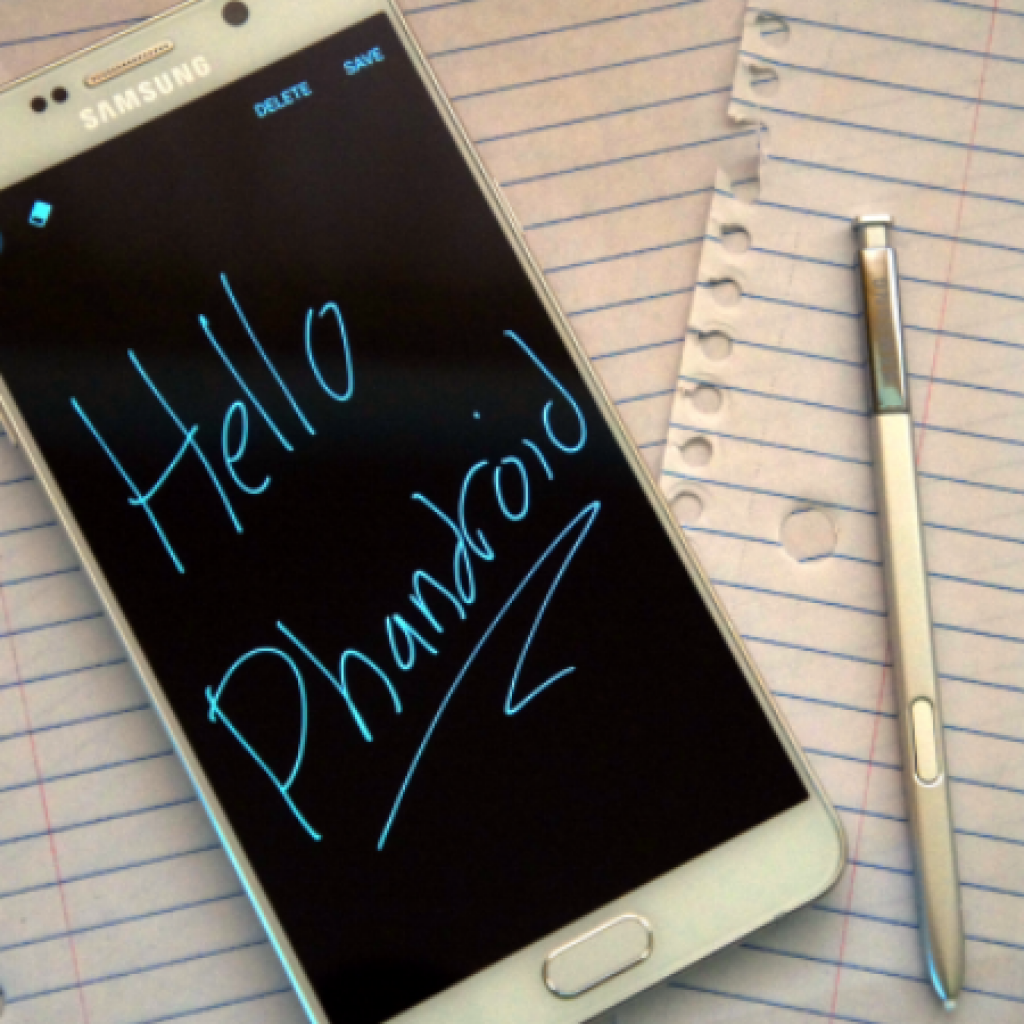 Samsung Galaxy Note 5 Screen Of Memo