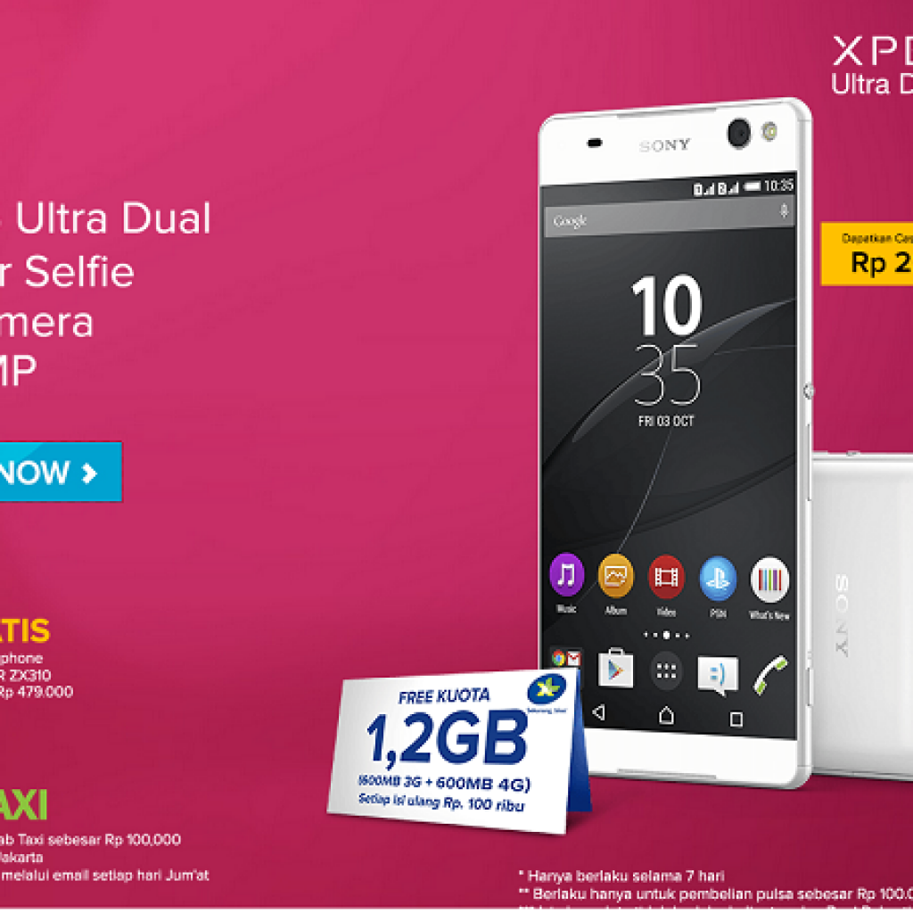 Sony Xperia C5 Ultra di Matahari Mall