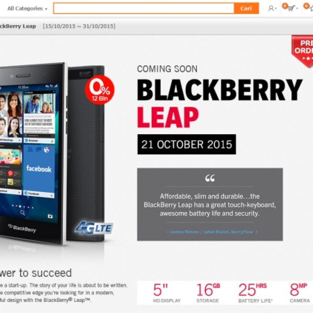 BlackBerry Leap