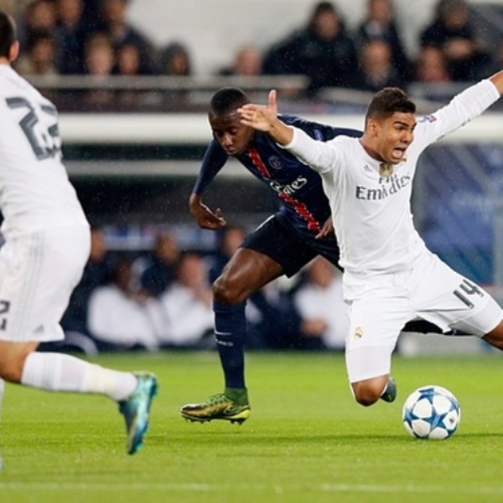 Hasil Liga Champions PSG vs Real Madrid