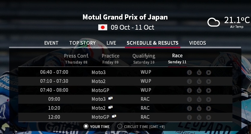 Jadwal MotoGP Motegi 2015