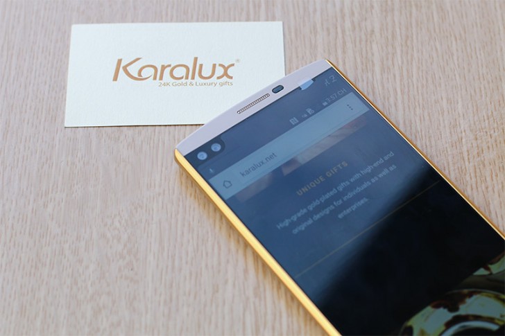 Ini Ponsel LG V10 Super Premium dengan Lapisan Emas 24 Kara