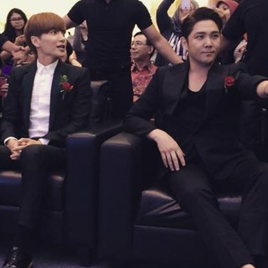 Leeteuk dan Kangin di Jakarta1