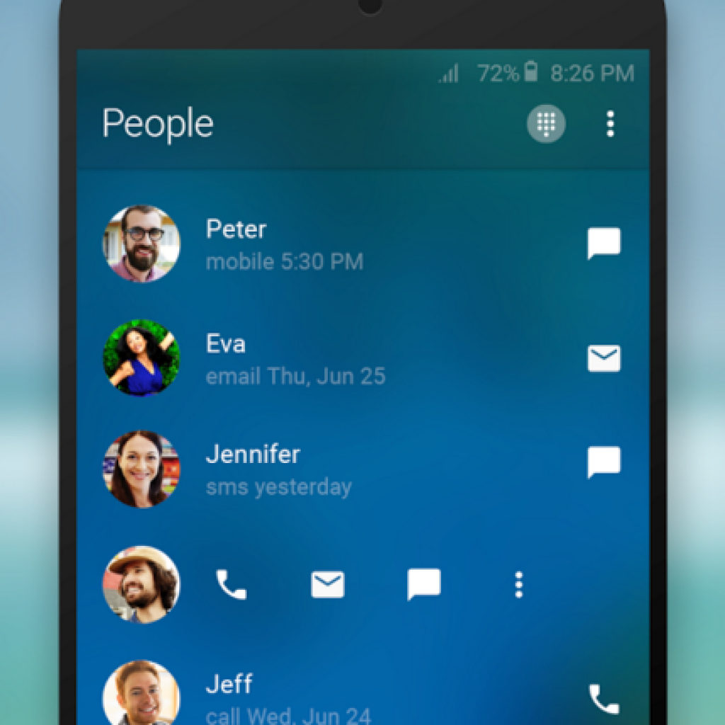 Microsoft Arrow Launcher people