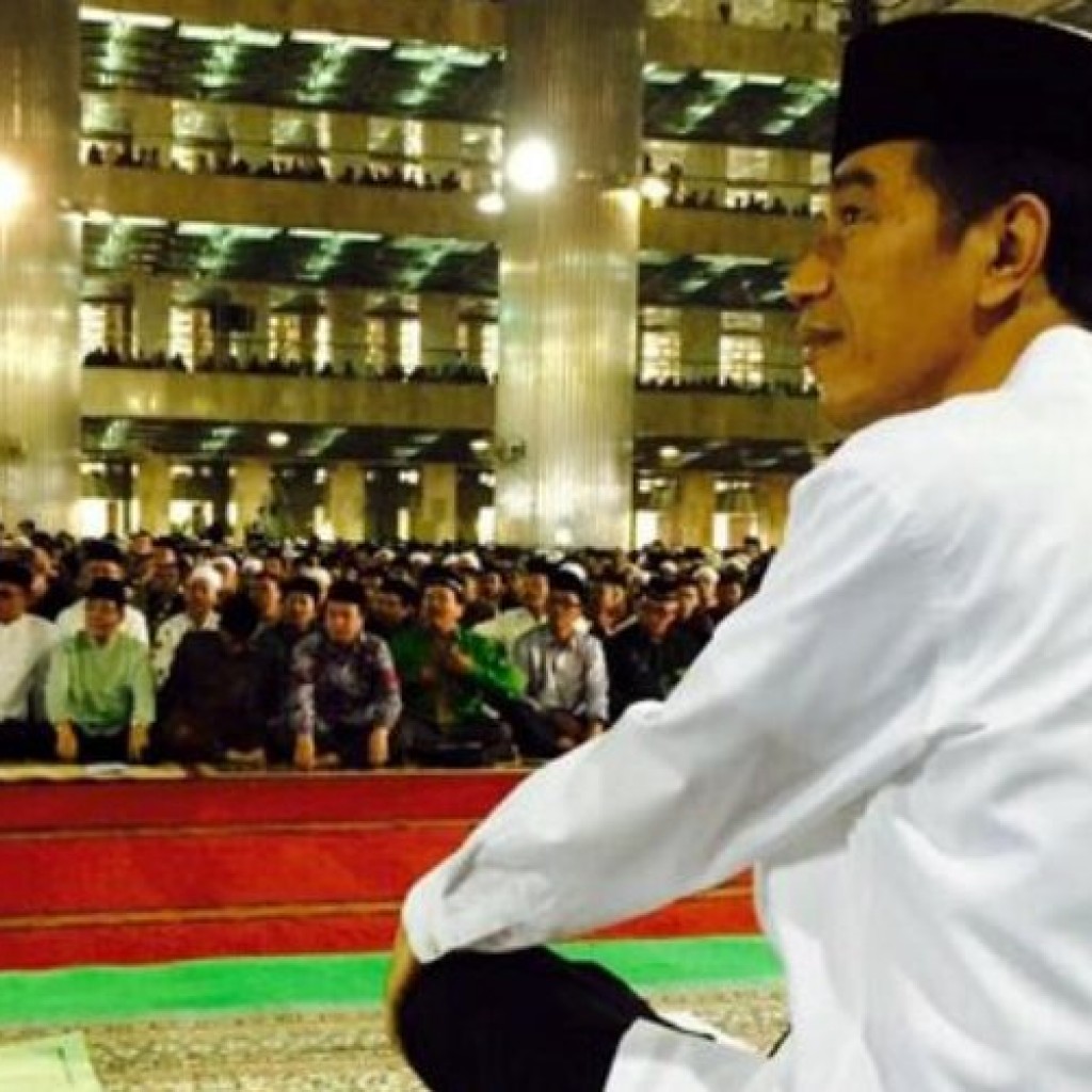Presiden Jokowi di Masjid Istiqlal
