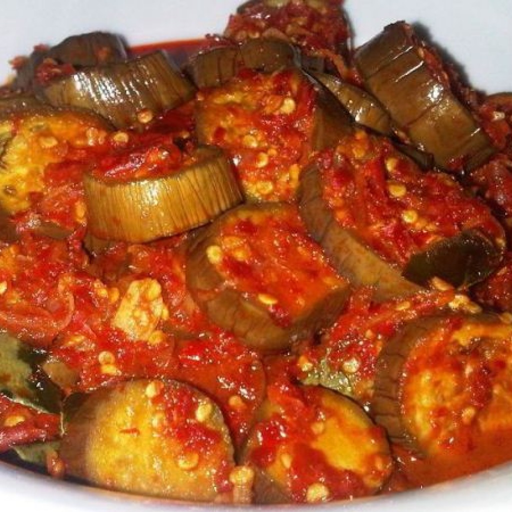 Resep Terong Teri Masak Balado