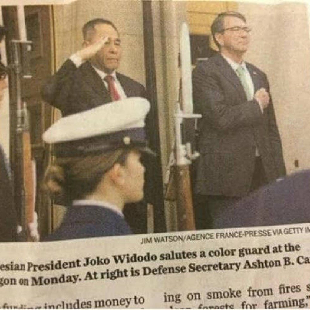 Surat kabar Washington Post salah tulis caption foto