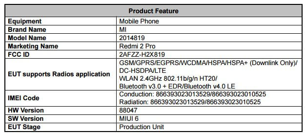 Xiaomi Redmi 2 Pro Muncul di FCC, Bakal Masuk AS?