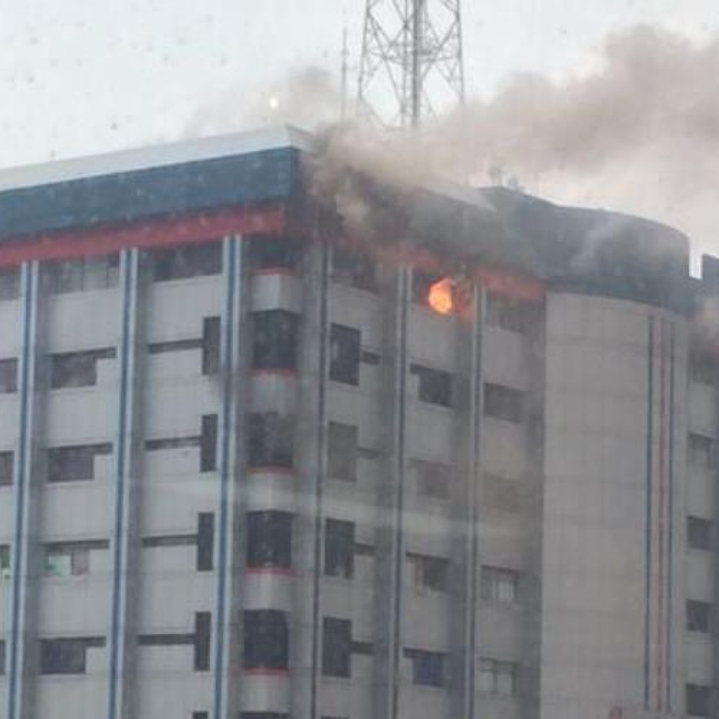 kebakaran di Gedung Sarinah