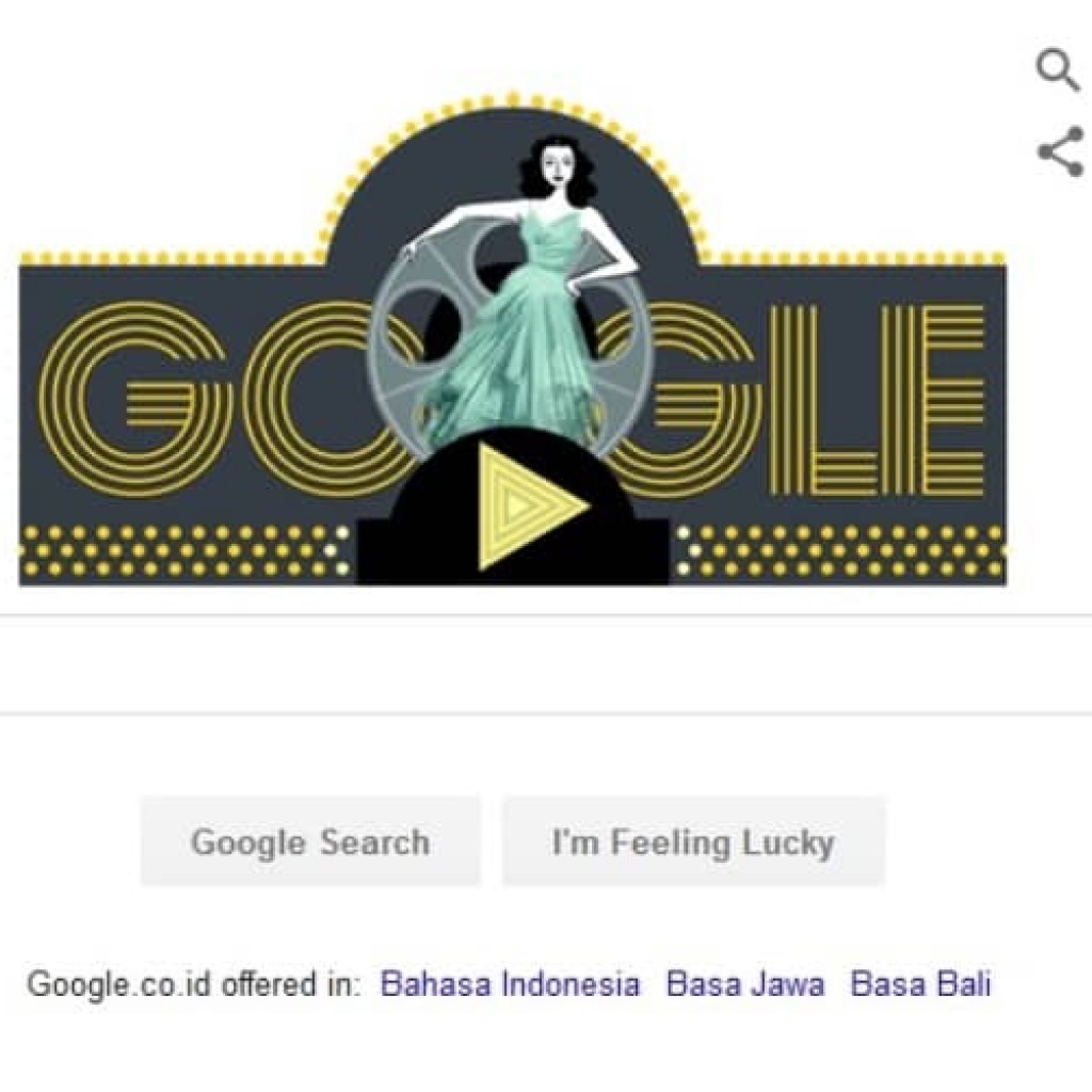 Google Doodle Hedy Lamarr