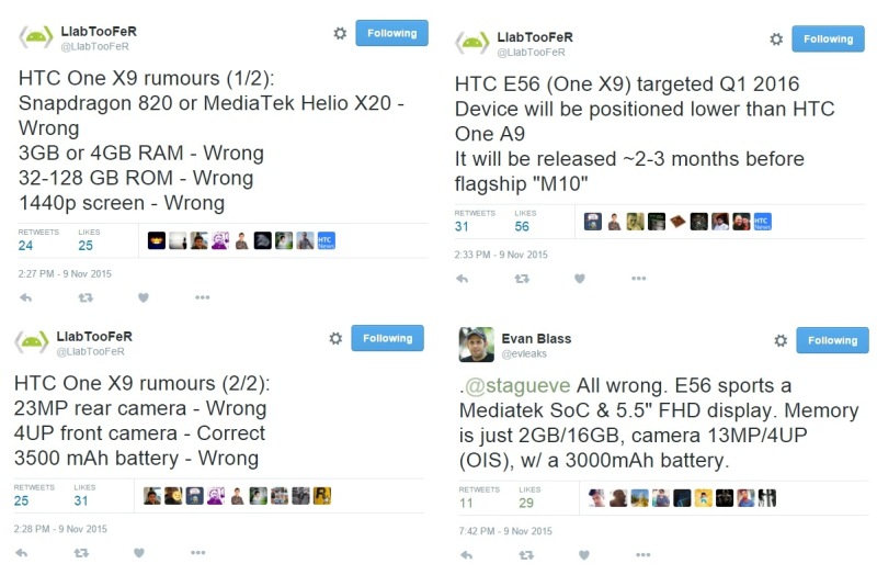 HTC One X9 dan One M10 Akan Meluncur Awal Tahun Depan