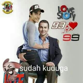 Meme Marc Marquez dan Jorge Lorenzo