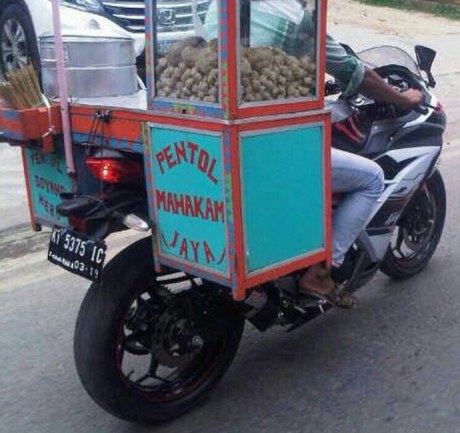 KETIKA Motor Senilai Puluhan Juta Dipakai Jualan Sayur, Cilok dan Eskrim