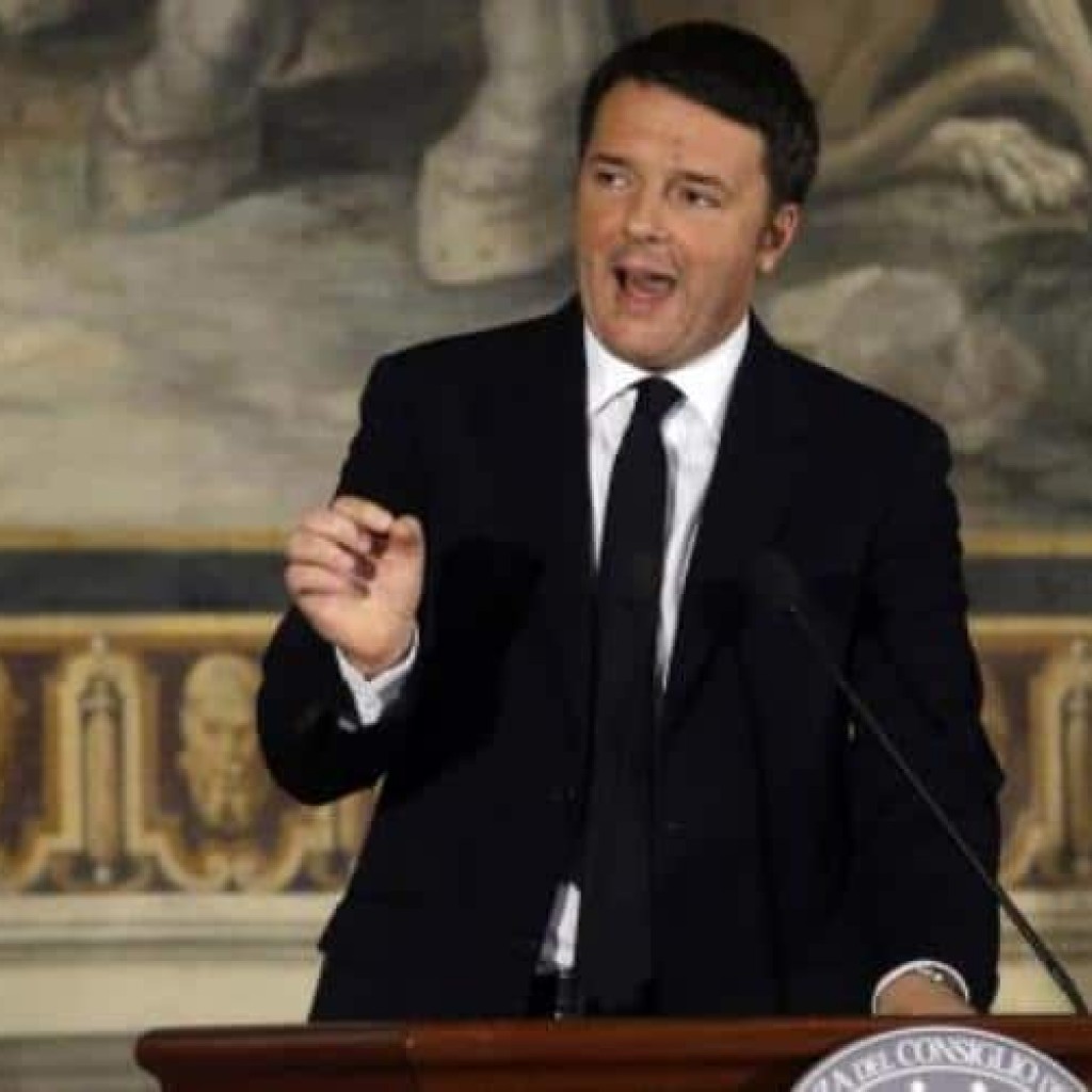 PM Italia Matteo Renzi