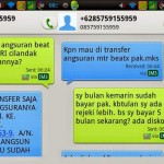 SMS Penipuan Angsuran Motor