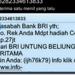 SMS Penipuan BRI