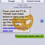 SMS Penipuan Isi Ulang Pulsa