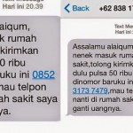 SMS Penipuan Nenek Masuk Rumah Sakit