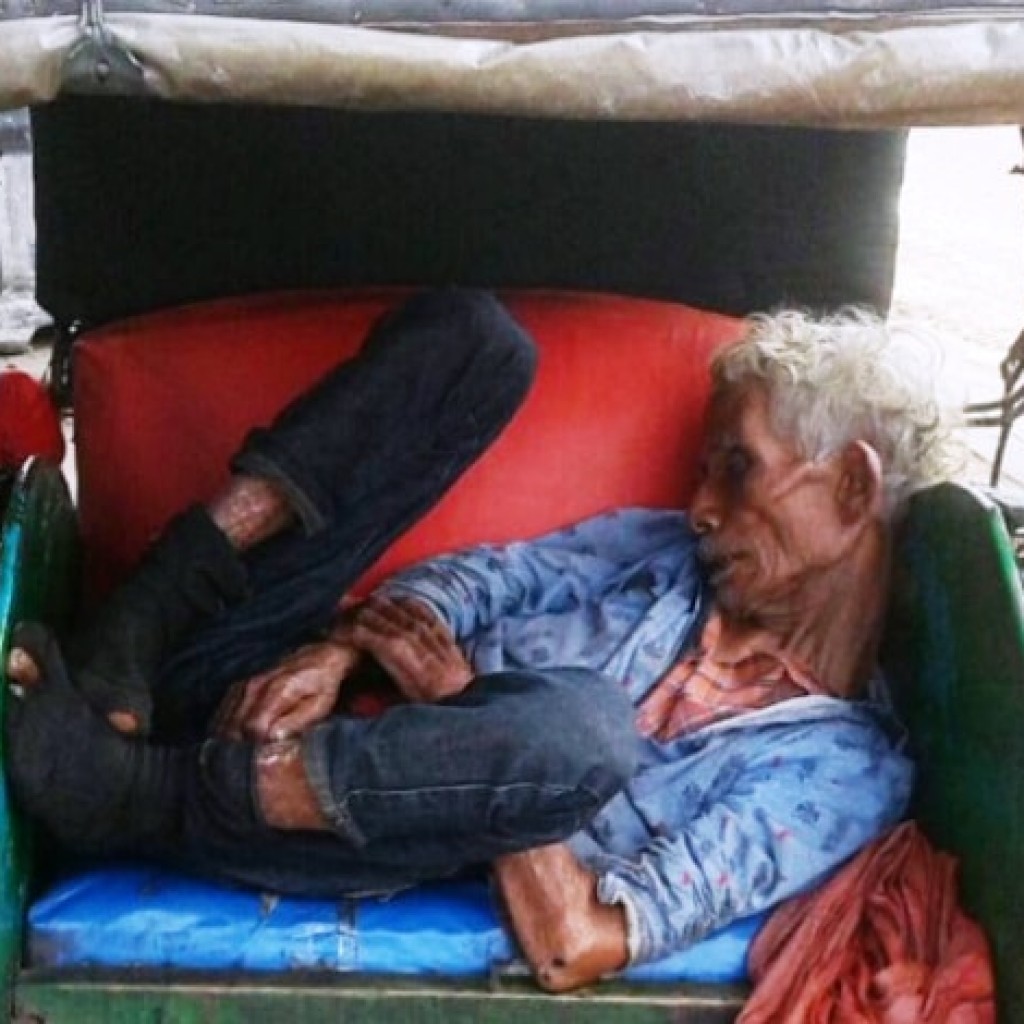 Kakek Tua di Banten Meninggal di Atas Becak