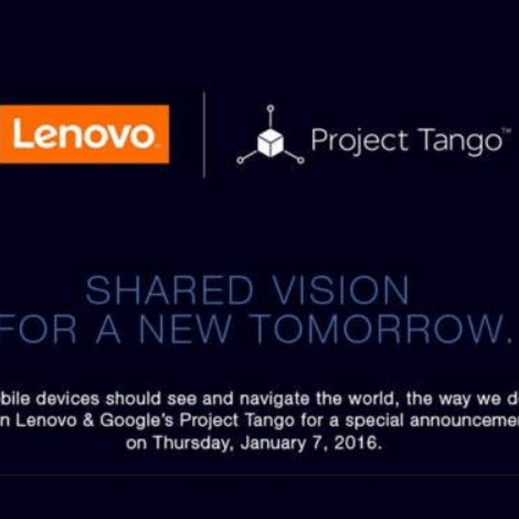 Lenovo Project Tango Google