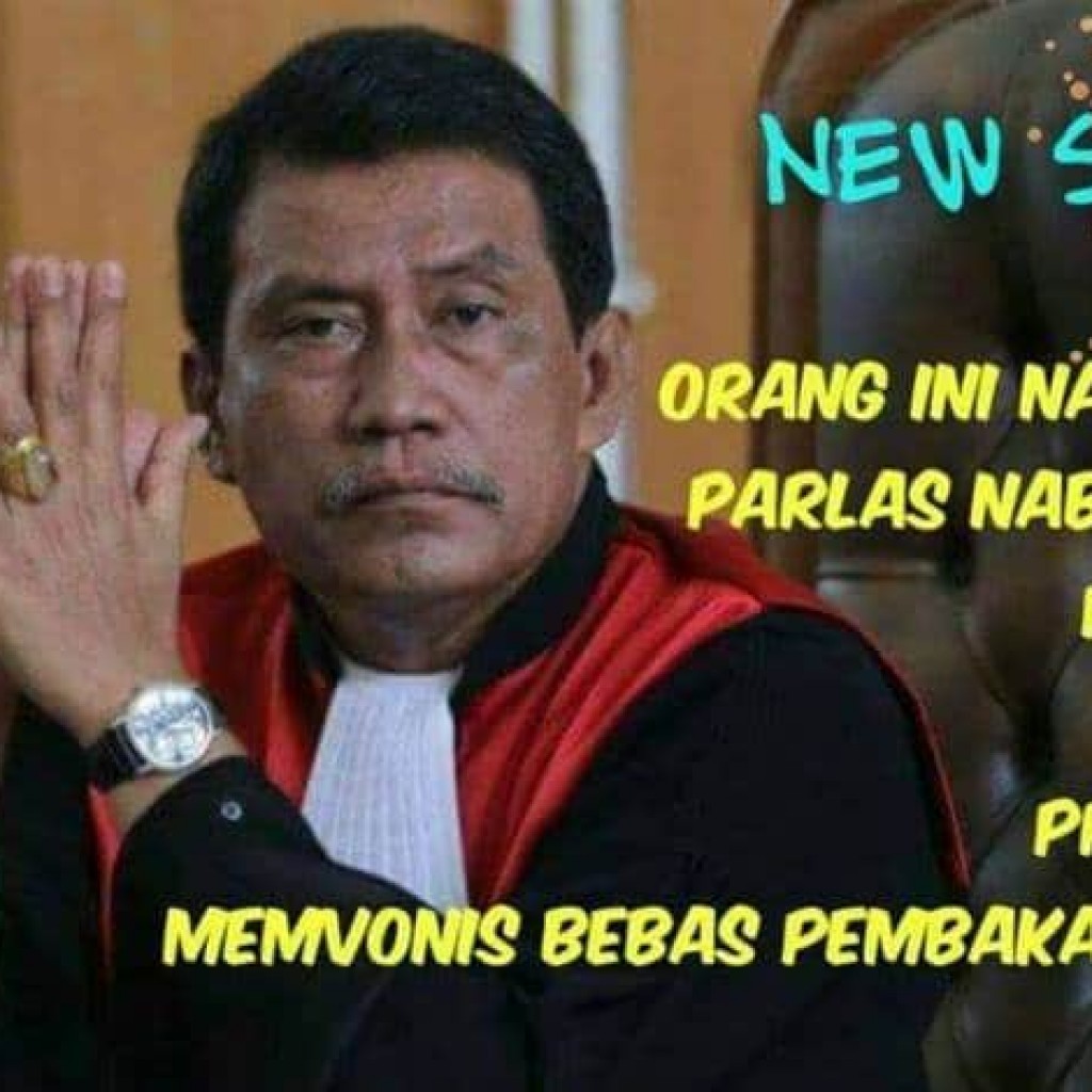 MEME Hakim PN Sumsel Parlas Nababan