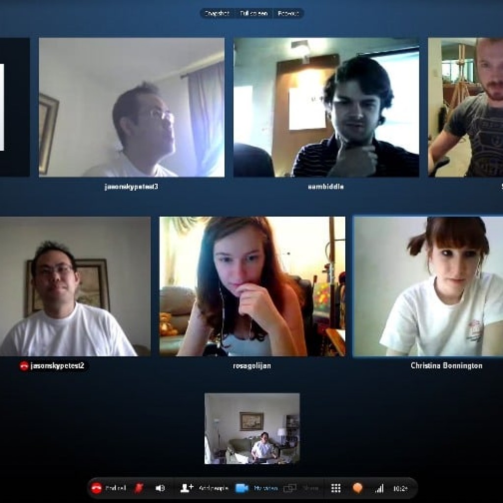 Skype Video Call Group