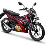 All New Satria F150R Stronger Red Titan Black