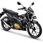 All New Satria F150R Titan Black Solid Black