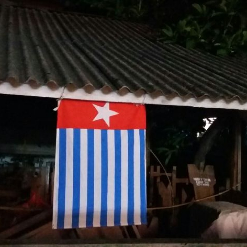 Bendera OPM Berkibar di Kuta