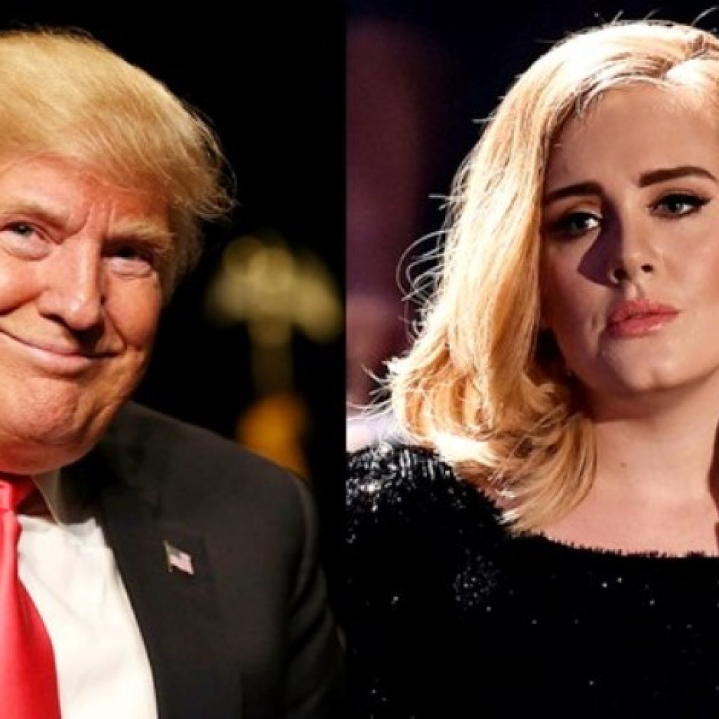 Kecaman Fans Adele Kepada Donald Trump