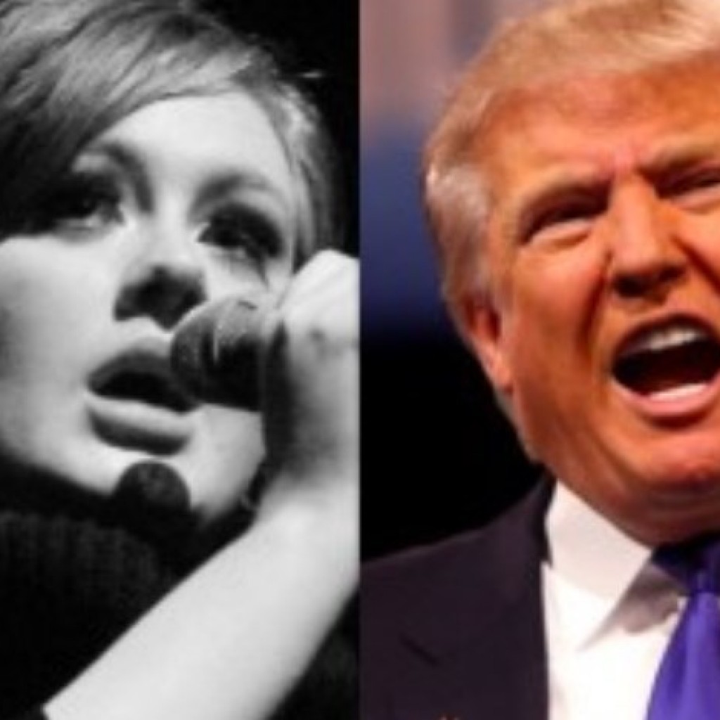 Lagu Dipakai Kampanye Adele Tegur Donald Trump