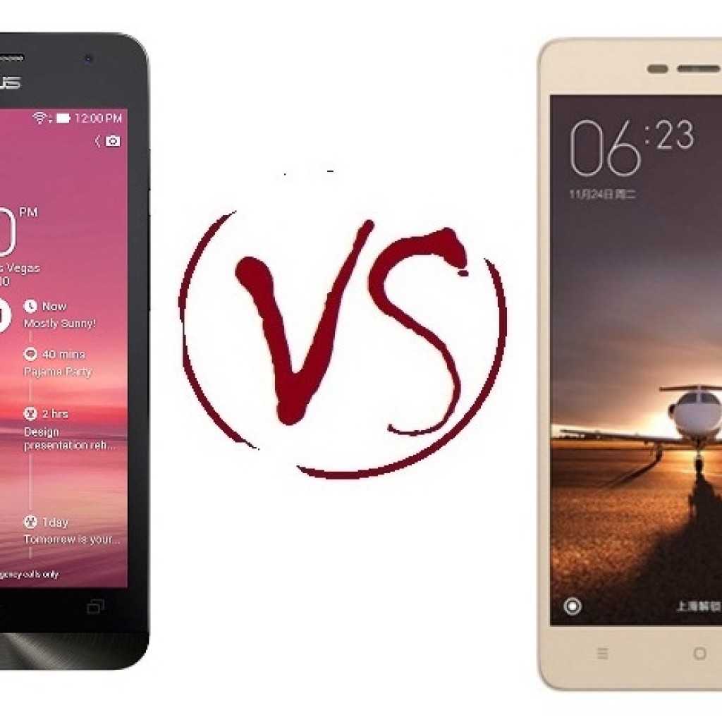 Asus Zenfone 5 vs Xiaomi Redmi 3