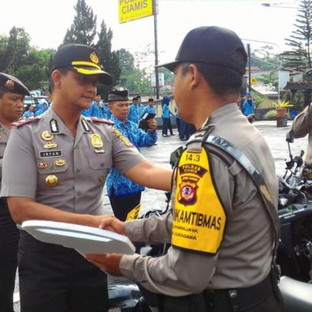 Polres Ciamis Serahkan Motor Yamaha Vixion Dinas dan Megaphone