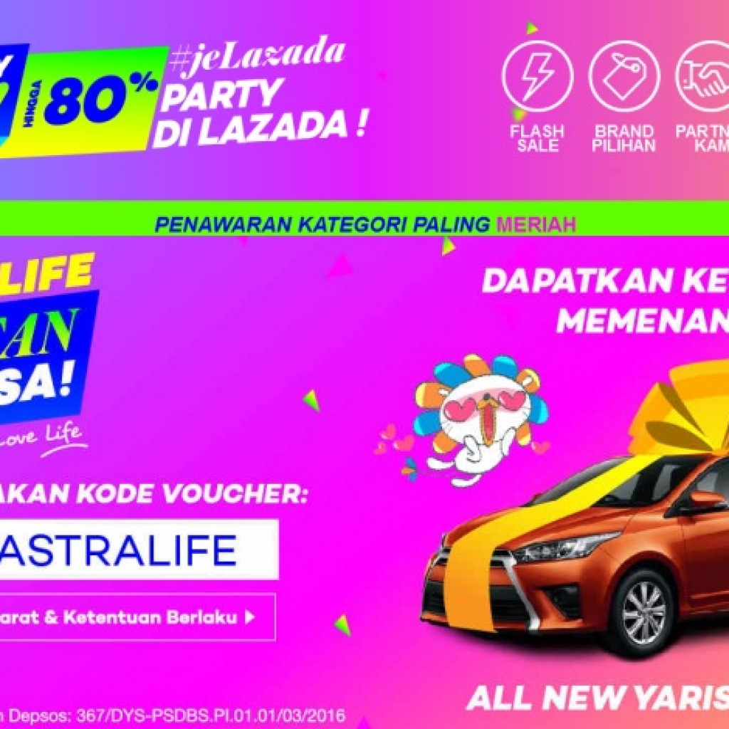 Promo Ultah Lazada Indonesia