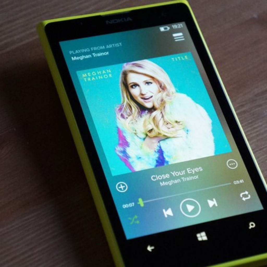 Spotify di Windows Phone
