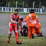 Foto Crash Andrea Iannone MotoGP Argentina