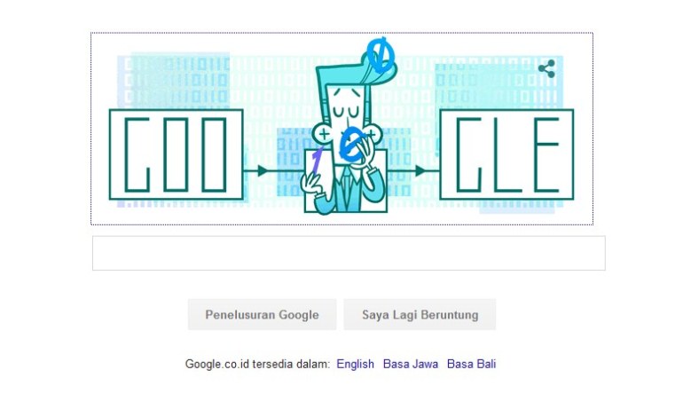 Google Doodle Hari lahir claude shannons ke 100