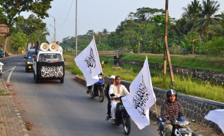 HTI Kota Banjar Gelar Pawai Islam Rahmatan Lil Alamin