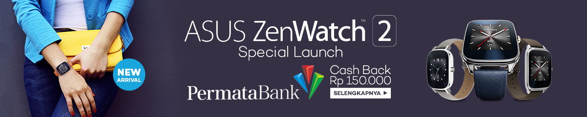 Asus ZenWatch 2 Resmi Hadir dan Mulai Dijual di Indonesia