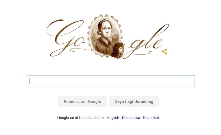 Hari Lahir Kartini jadi Google Doole