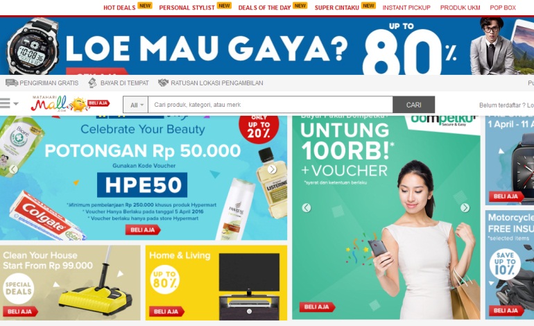 Kupon diskon Matahari Mall