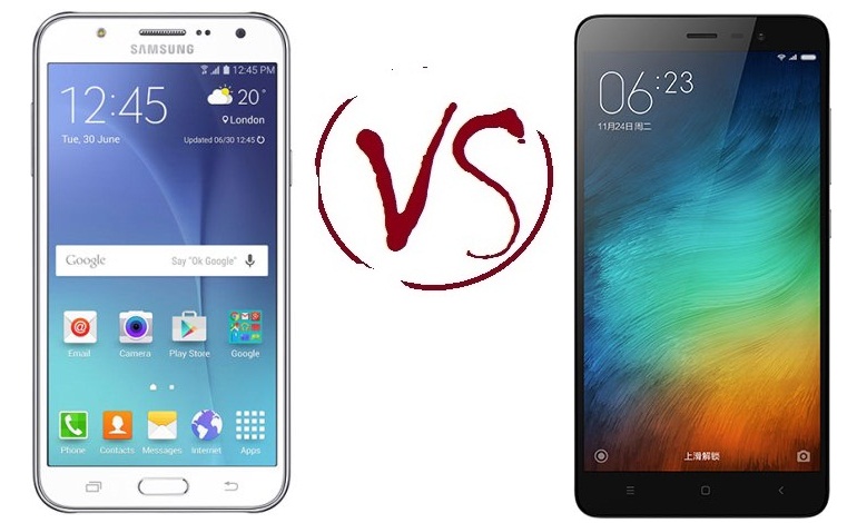 Spesifikasi dan Harga Samsung Galaxy J7 vs Xiaomi Redmi Note 3 Pro.Spesifikasi dan Harga Samsung Galaxy J7 vs Xiaomi Redmi Note 3 Pro