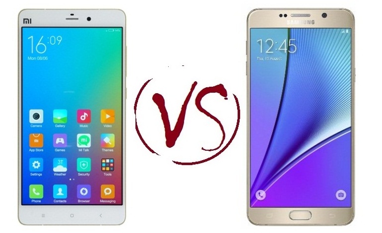 Spesifikasi dan Harga Samsung Galaxy Note 5 vs Xiaomi Mi Note Pro Sama Lebar Beda Pasar