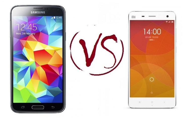 Spesifikasi dan Harga Samsung Galaxy S5 vs Xiaomi Mi4