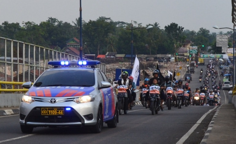 Warga Kota Banjar Antusias Saksikan Kampanye Tertib HTI