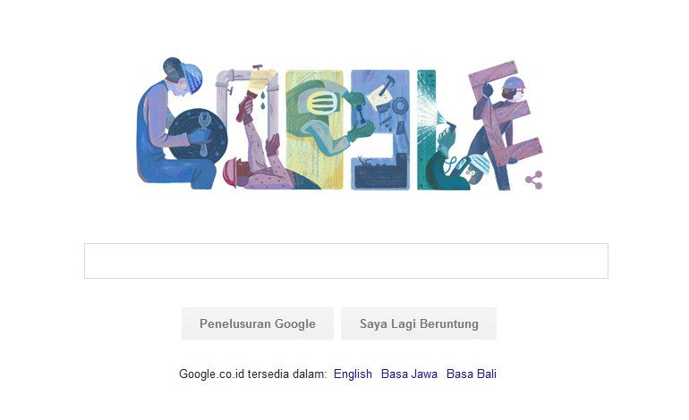 Google Doodle Hari Buruh