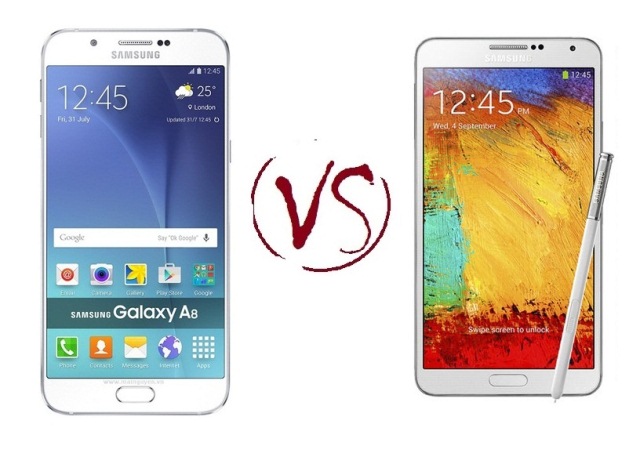 Harga Samsung Galaxy A8 vs Galaxy Note 3