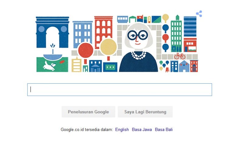 Jane Jacob di Google Doodle Hari ini