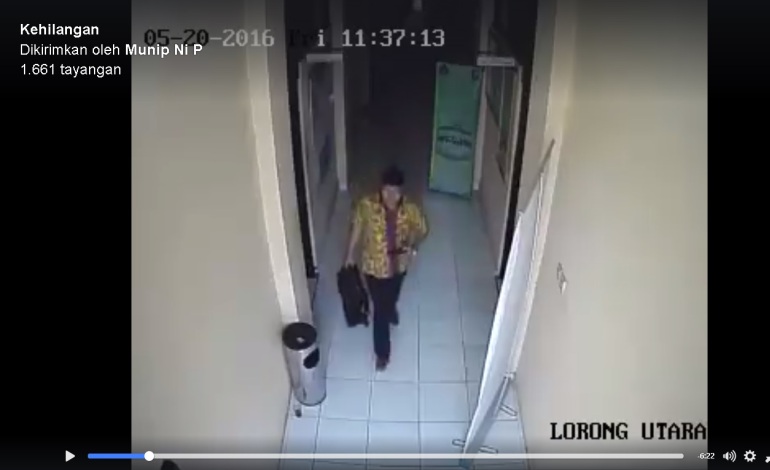 Maling di Pendis Kemenag Kota Banjar Terekam CCTV